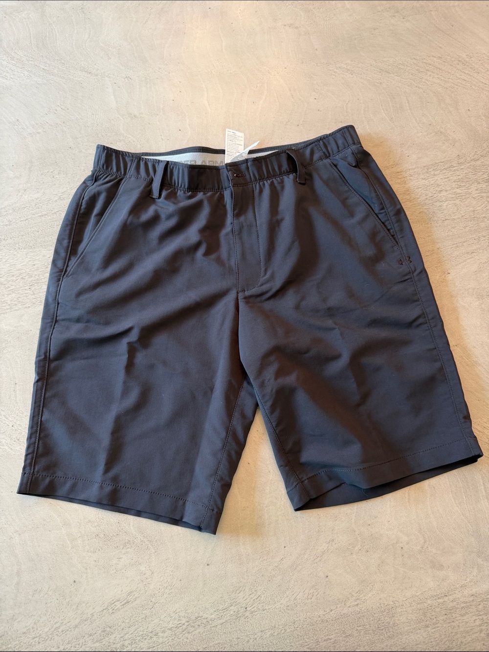 Men's Performance Stretch-Waist Shorts - Black